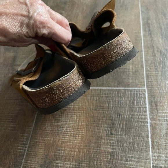 BIRKENSTOCK Leather Suede Sandals Shoes - Picture 5 of 7